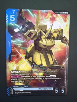 The-O GD03-002 LR Legendary Rare Holo - GD03: Steel Requiem - Gundam Card Game - Image 1
