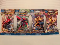Pokemon TCG: XY BREAKpoint Sleeved Booster Pack Sleeved Full Art Set New Sealed - Image 1