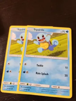 2X Squirtle 23/181 Team Up Common Pokemon Card 2019 Near Mint p9 - Image 1