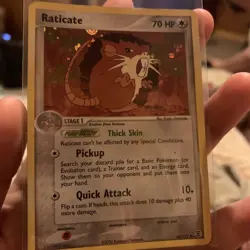 Pokemon TCG Raticate 48/112 EX FireRed & LeafGreen Uncommon Holo Card MP - Image 2