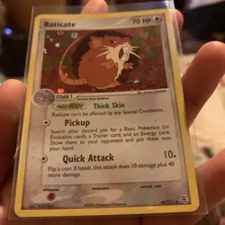 Pokemon TCG Raticate 48/112 EX FireRed & LeafGreen Uncommon Holo Card MP - Image 4