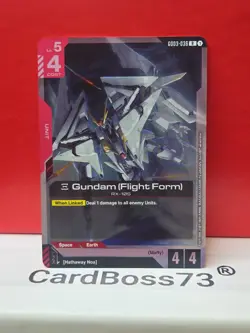 Gundam (Flight Form) Gundam Card Game . Steel Requiem Rare . GD03-036 - Image 2