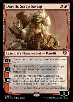 Daretti, Scrap Savant - Foil NM, English MTG Commander Masters - Image 1