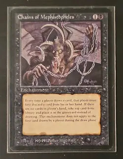 Chains of Mephistopheles Legends Magic: The Gathering Rare - Image 3