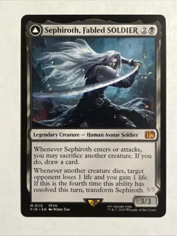 Sephiroth, Fabled SOLDIER Final Fantasy Regular - Image 1