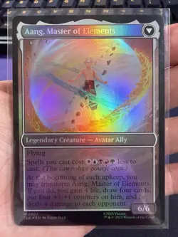 Avatar Aang Foil MTG Double Sided Mythic 207 - Image 2