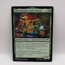 Lot of 5 MTG TMNT Ninja Turtles Leonardo Raphael Michaelangelo Donatello Jennika - Image 4