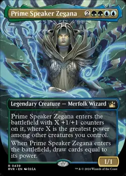 Prime Speaker Zegana - Extended Art RVR NM MTG - Image 1