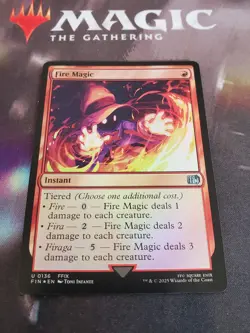 Mtg. Fire Magic. Foil. Final Fantasy. Pack Fresh - Image 1