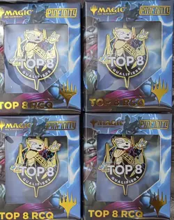 MTG Magic the Gathering RCQ Top 8 Pin - Ral, Crackling Wit Pinfinity - Image 1