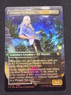 Estinien Varlineau (Borderless) (Chocobo Track Foil) #474 NM Final Fantasy - Image 1