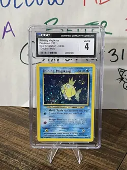 ✨Pokemon Shining Magikarp Neo Revelation #66 DOUBLE HOLO DOUBLE SWIRL ✨ - Image 1