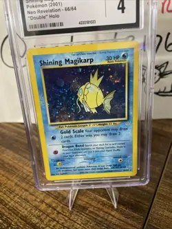 ✨Pokemon Shining Magikarp Neo Revelation #66 DOUBLE HOLO DOUBLE SWIRL ✨ - Image 3