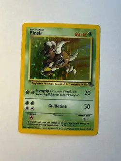 Pokemon Pinsir 60HP Holo Rare Jungle 9/64 Wizards 1999 Unlimited - Image 1