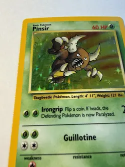 Pokemon Pinsir 60HP Holo Rare Jungle 9/64 Wizards 1999 Unlimited - Image 3