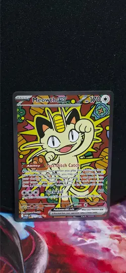 Pokemon Perfect Order Meowth ex SIR 121/88 - Image 1
