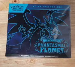 Phantasmal Flames ETB Pokemon TCG Elite Trainer Box Factory Sealed - Image 1