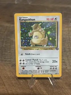 Pokemon Kangaskhan 5/64 Jungle Holo 1999 WOTC Unlimited NM-/LP+ - Image 1