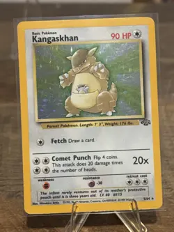 Pokemon Kangaskhan 5/64 Jungle Holo 1999 WOTC Unlimited NM-/LP+ - Image 2