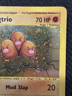 Pokemon TCG Dugtrio Expedition Holo Rare 10/165 Vintage eReader Series 2002 Card - Image 3