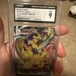 6 Card Pokemon Lot - Graded Cards Include Zeraora And Ursifu - Image 2