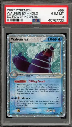 Pokemon Walrein ex EX Power Keepers Holo Ultra Rare #99 PSA 10 Gem Mint - Image 1