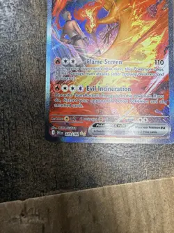Team Rocket's Moltres ex 229/182 - Destined Rivals Pokemon TCG Pack Fresh - Image 2