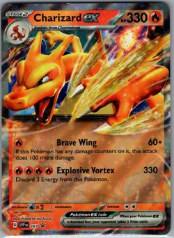 Charizard ex SVP 161 - Pokemon TCG SV Black Star Promos - Holo Promo (NM) - Image 1