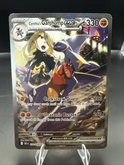 Pokemon Destined Rivals Cynthia's Garchomp EX Special Illustration 232/182 - Image 2