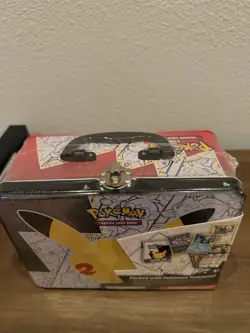 Pokemon TCG 25th Anniversary Celebrations Collector Chest Lunch Box Tin Sealed - Image 3