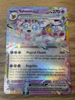 Pokemon Sylveon ex 041/131 Sv: Prismatic Evolutions Double Rare Holo EX - Image 1