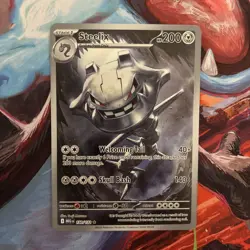 🔥Pokemon TCG Mega Evolution Steelix 150/132 Illustration Rare IR NM+🔥 - Image 1