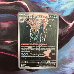 🔥Pokemon TCG Clawitzer 141/132 Illustration Rare Mega Evolution ME01 NM+🔥 - Image 1