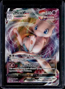 2021 Pokemon SWSH Fusion Strike Mew VM #114/264 - Image 1