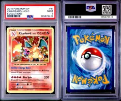2016 Pokemon XY CHARIZARD HOLO EVOLUTIONS #11 PSA 9 MINT - Image 3