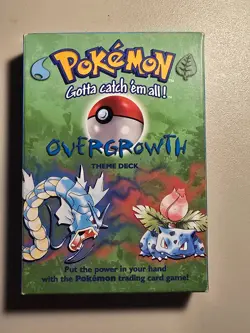 Pokemon Overgrowth Theme Deck - Box and Rulebook Only - Image 1