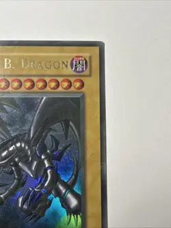 Yu-Gi-Oh! TCG Red-Eyes Black Dragon Holo Rare Card SDJ-001 Vintage 1996 - Image 4