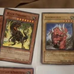 Lot Of Old Yugioh Monsters: Zombie Machine Dino - Image 2