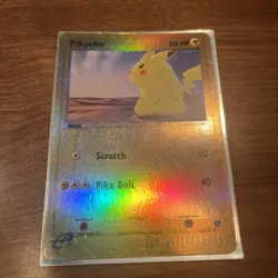 Moderately Played Pikachu - 72/100 - Common - Reverse Holo Pokemon Sandstorm MP - Image 1