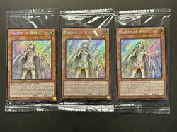 3x Maiden Of White | SDWD-EN041 | Secret Rare | HOLO BLEED! | SEALED! | YuGiOh! - Image 1