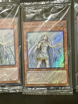 3x Maiden Of White | SDWD-EN041 | Secret Rare | HOLO BLEED! | SEALED! | YuGiOh! - Image 3