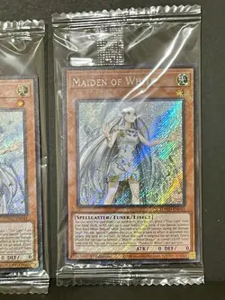3x Maiden Of White | SDWD-EN041 | Secret Rare | HOLO BLEED! | SEALED! | YuGiOh! - Image 4