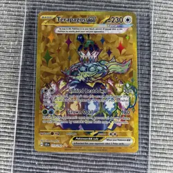 Pokemon TCG Terapagos EX 173/142 Hyper Rare Gold Secret Stellar Crown - NM/M - Image 1