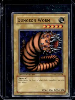 2006 Yu-Gi-Oh! McDonald's Promos 2 Dungeon Worm #MDP2-EN018 - Image 1
