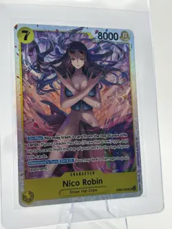 Bandai One Piece CCG Nico Robin EB03-055 Super Rare Full Art Holo 8000 - Image 2