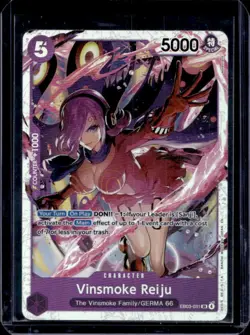 2026 One Piece Heroines Edition Vinsmoke Reiju Super Rare #EB03-031 - Image 1