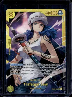 2026 One Piece Heroines Edition Trafalgar Law Secret Rare #EB03-062 - Image 1