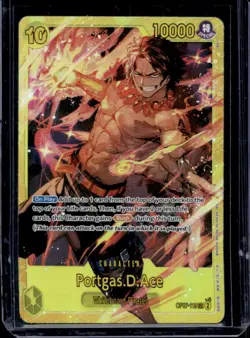 2024 One Piece 500 Years in the Future Portgas.D.Ace Secret Rare #OP07-119 - Image 1