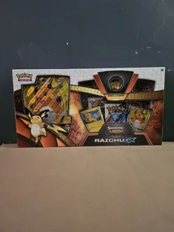Sealed Pokemon Shining Legends Raichu GX Special Collection Box - Image 1