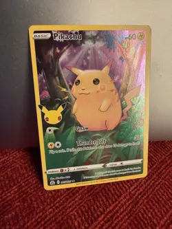 Pokemon Pikachu Holo Rare 005/025 Celebrations Basic Card HP 60 Pokemon TCG - Image 2